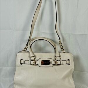 Michael Kors white Hamilton bag pre loved